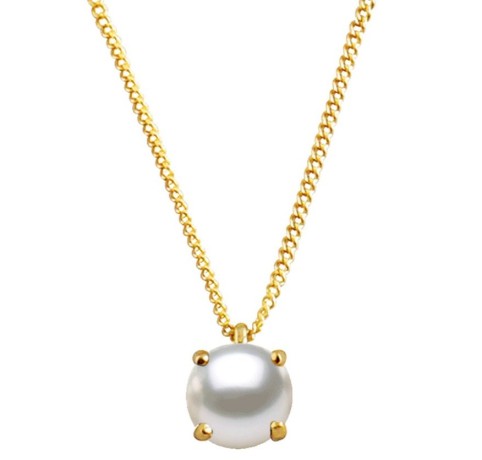 Колье MANNY SG WHITE PEARL Dyrberg Kern