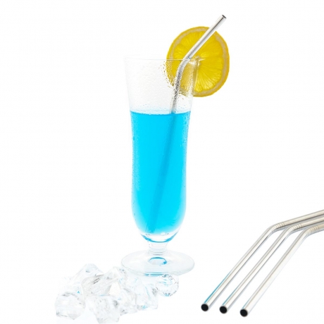 Трубочки для напитков Eco, 20 шт. изогнутые многоразовые, Koala