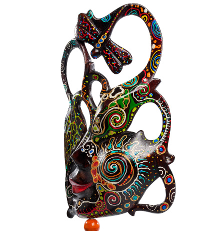 47-009 Маска на подставке "Оберег" (о.Бали)