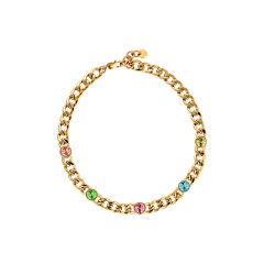 Колье ANGELINA SG PASTEL MULTI