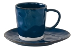 Чашка с блюдцем Interiors синяя, 0,25 л. Easy Life
