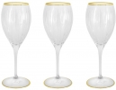 Набор бокалов для вина Пиза золото, 0,275 л. 6 шт. Same Decorazione
