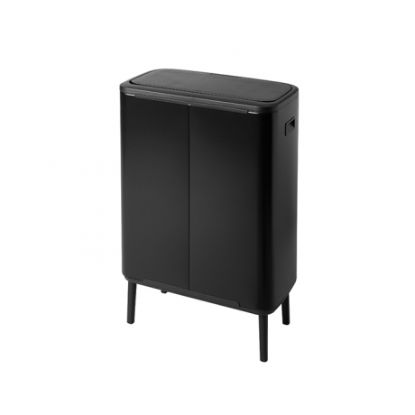 Мусорный бак Touch Bin Bo Hi (2 х 30 л), Черный матовый Brabantia