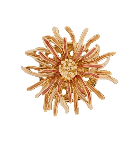 Брошь Астра XZ1060.6 R/G Shadore