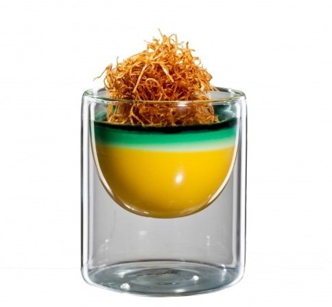 Чаша для порционной подачи закусок и деcертов "Полумесяц" Catering Bloomix