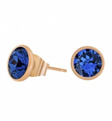 Пусеты Capri Blue SWE297 CB RG Fiore Luna