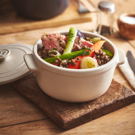 Кокотница для запекания, 0,55 л. Solo, цвет: опал, Emile Henry