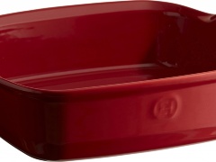 Квадратная форма для запекания Emile Henry, 28x23 см., 2,05 л. гранат