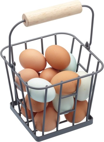Корзина для хранения яиц, 16x16x13,5 см. Living Nostalgia Kitchen Craft