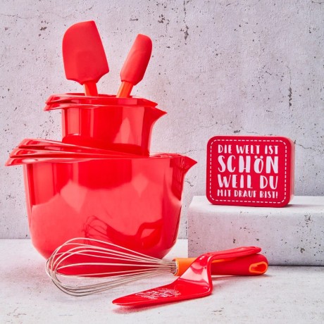 Миска, 3 л. цвет: красный, Birkmann