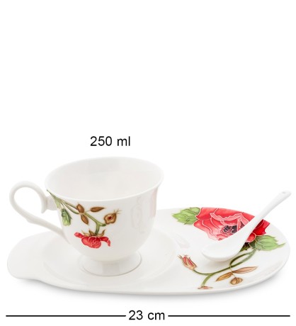 JS-11 Чайная пара "Роза Рафаэлло" (Pavone)