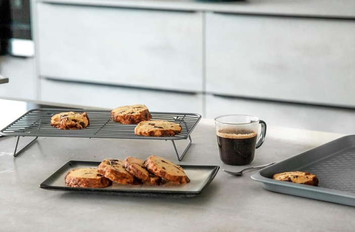 Решетка для запекания с антипригарным покрытием, 35.7x23x5.3 см. MC Kitchen Craft