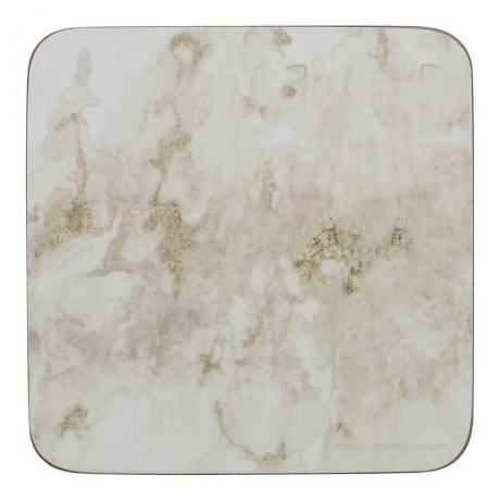Набор из 6 подставок, 10x10см. Grey Marble Kitchen Craft