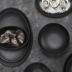 Блюдо прямоугольное Икра, 34,5 см. чёрная Maxwell & Williams