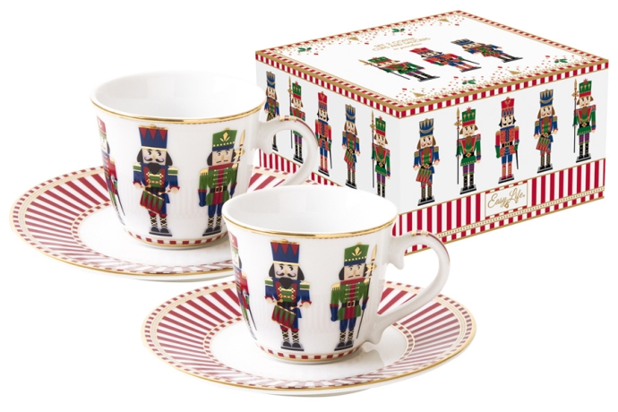 Кофейный набор Щелкунчик, 0,08 л. 2 персоны Easy Life