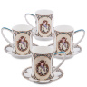 JK- 55 Чайный набор на 4 перс."Габриэлла" (Pavone)