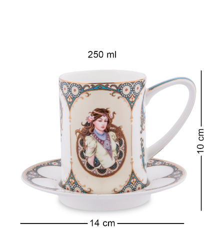 JK- 55 Чайный набор на 4 перс."Габриэлла" (Pavone)