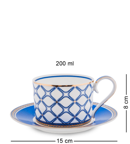 JK- 93 Чайный сервиз на 6 перс. "Элегантность" (Eleganza Pavone)