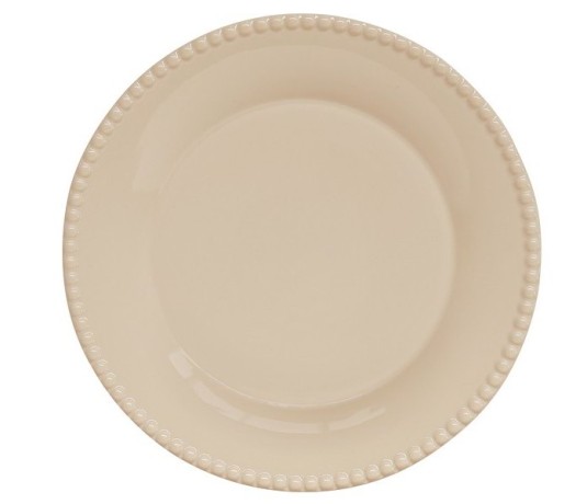 Тарелка обеденная Tiffany, бежевая, 26 см. Easy Life