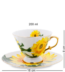 AS-57 Чайный н-р на 6 перс. "Фиор Дель Аморе" (Pavone)