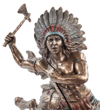 WS-441 Статуэтка "Индеец на коне"