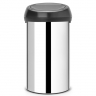Мусорный бак Touch Bin (60 л), полированный Brabantia