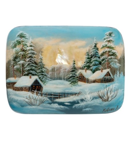 ШК-10/ 84-B Шкатулка "Зима" исп. Котова А.