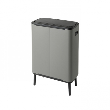 Мусорный бак Touch Bin Bo Hi (2 х 30 л), Минерально-серый Brabantia