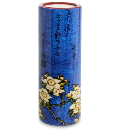 pr-TC09HOK Подсвечник "Bullfinch and Blossoms" Кацусика Хокусай (Museum Parastone)
