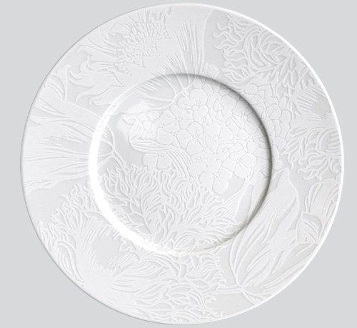 Тарелка десертная WHITE NATURE, 23 см. TAITU