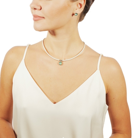 Колье Silky Sage Delite B1909.16 BL/S Fiore Luna