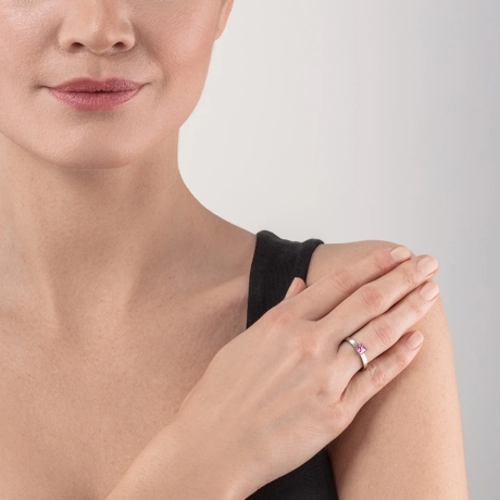 Кольцо Rose-Silver 19 мм. 0501/40-1917 60 Coeur de Lion