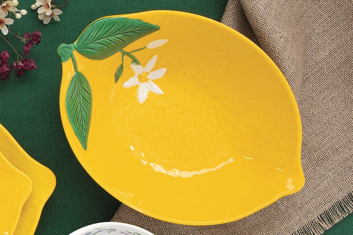 Салатник Лимон, 22х16 см, 0,5 л. Easy Life