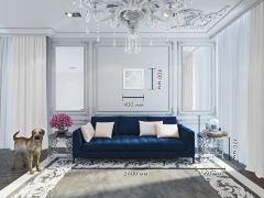 Зеркало-мозаика квадратное Montada