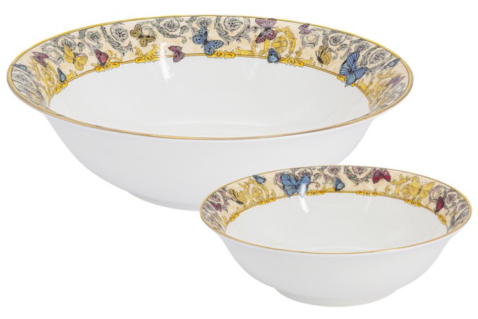 Обеденный сервиз Бабочки, 6 персон, 27 пр. Royal Crown