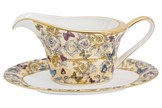 Обеденный сервиз Бабочки, 6 персон, 27 пр. Royal Crown