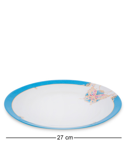 JK- 99 Чайный сервиз 22 пр. на 6 перс. "Песня Мотылька" (Canzone Falena Pavone)