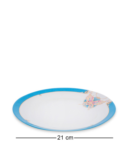 JK- 99 Чайный сервиз 22 пр. на 6 перс. "Песня Мотылька" (Canzone Falena Pavone)