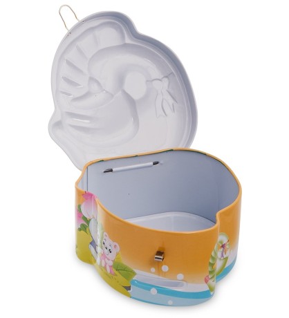 BX- 34/1 Металлическая копилка "Лебедь"