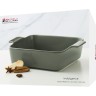 Форма для запекания, 24 см, фарфор P, квадратная, серо-зеленая, Indulgence Maxwell & Williams