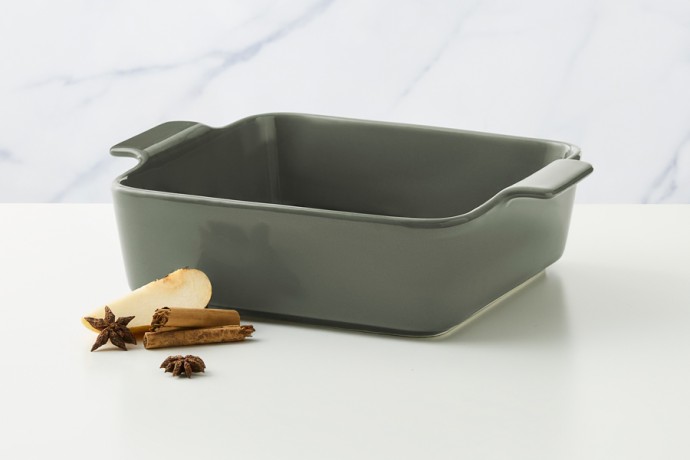 Форма для запекания, 24 см, фарфор P, квадратная, серо-зеленая, Indulgence Maxwell & Williams