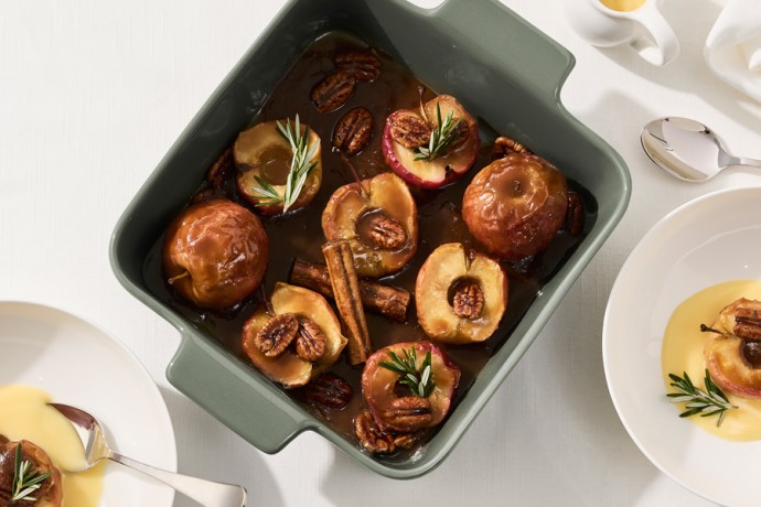 Форма для запекания, 24 см, фарфор P, квадратная, серо-зеленая, Indulgence Maxwell & Williams