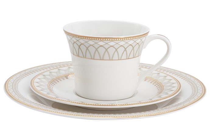 Чайный сервиз Диадема, 6 персон, 21 предмет, Emily
