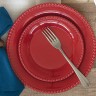 Тарелка обеденная Tiffany, бургунди, 26 см. Easy Life