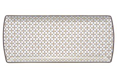 Блюдо прямоугольное Charles, серое, 35х15 см. Pozzi Milano 1876