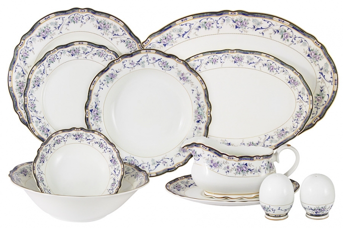 Обеденный сервиз на 12 персон "Маркиза" Emily, 50 предметов