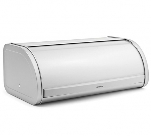 Хлебница со сдвигающейся крышкой, Серый металлик Brabantia