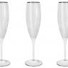 Набор бокалов для шампанского Пиза серебро, 0,15 л. 6 шт. Same Decorazione