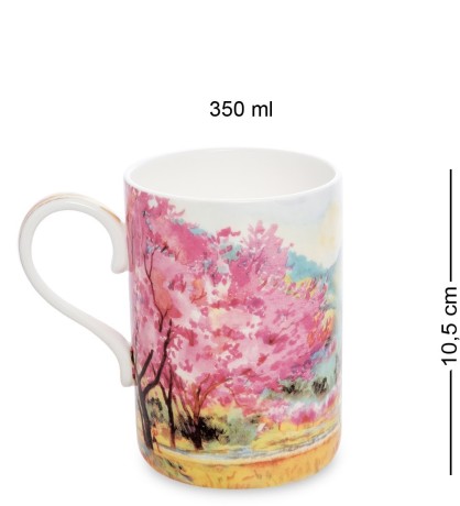 JK-300 Кружка "Цветущая сакура" (Sakura in Fiore Pavone)