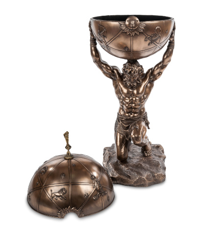 WS-604 Статуэтка-шкатулка "Атлас"